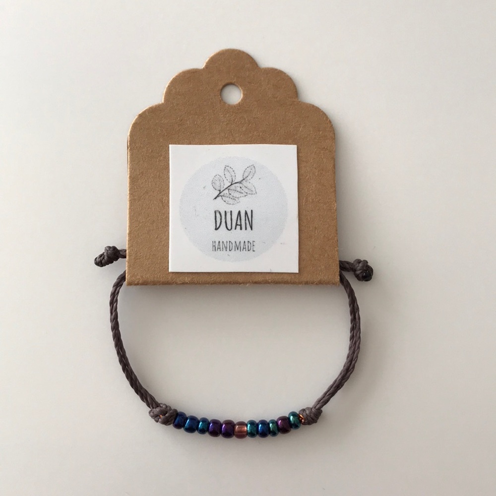 NWT Handmade beaded wire & string bracelet - Picture 4 of 5